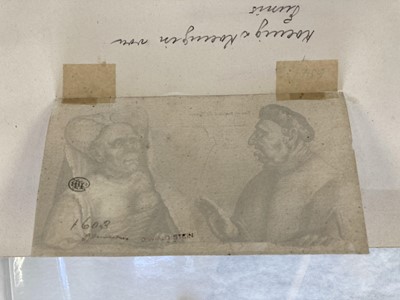 Lot 45 - Hollar (Wenceslaus, 1607-1677). Rex et Regina de Tunis, etching