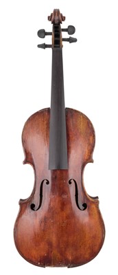 Lot 457 - Violin. Labelled Hipolitus Fratres Silvestre, French, full size, mid-19th century