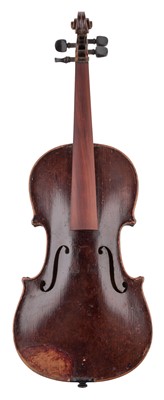 Lot 459 - Violin. Labelled M. Neuner & Hornsteiner, Mittenwald, German, full size, c. 1900
