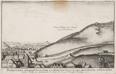 Lot 34 - Hollar (Wenceslaus, 1607-1677). Mons S. Laurentii Pragae vulgo Lorentzberg, 1643