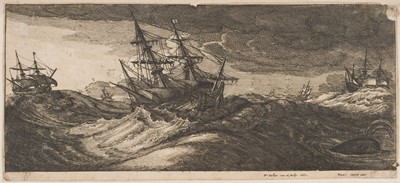 Lot 54 - Hollar (Wenceslaus, 1607-1677). Sea Storms.., set of four etchings, 1665