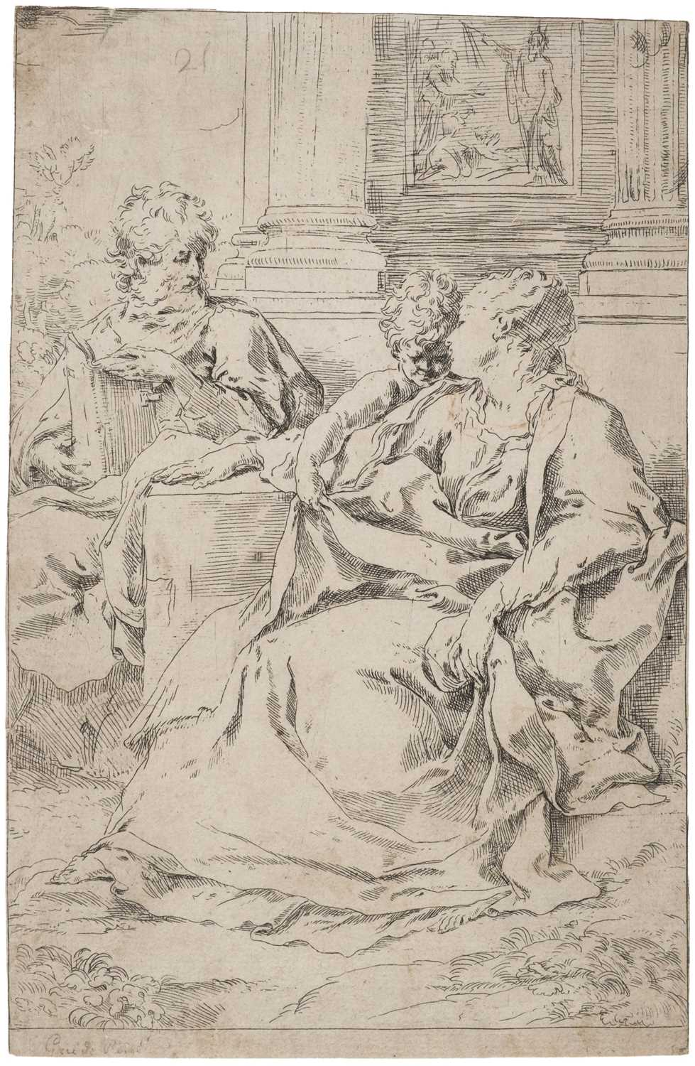 Lot 14 - Reni (Guido, 1575-1642). The Holy Family, circa 1595-1600