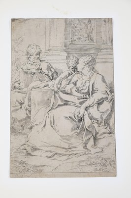 Lot 14 - Reni (Guido, 1575-1642). The Holy Family, circa 1595-1600