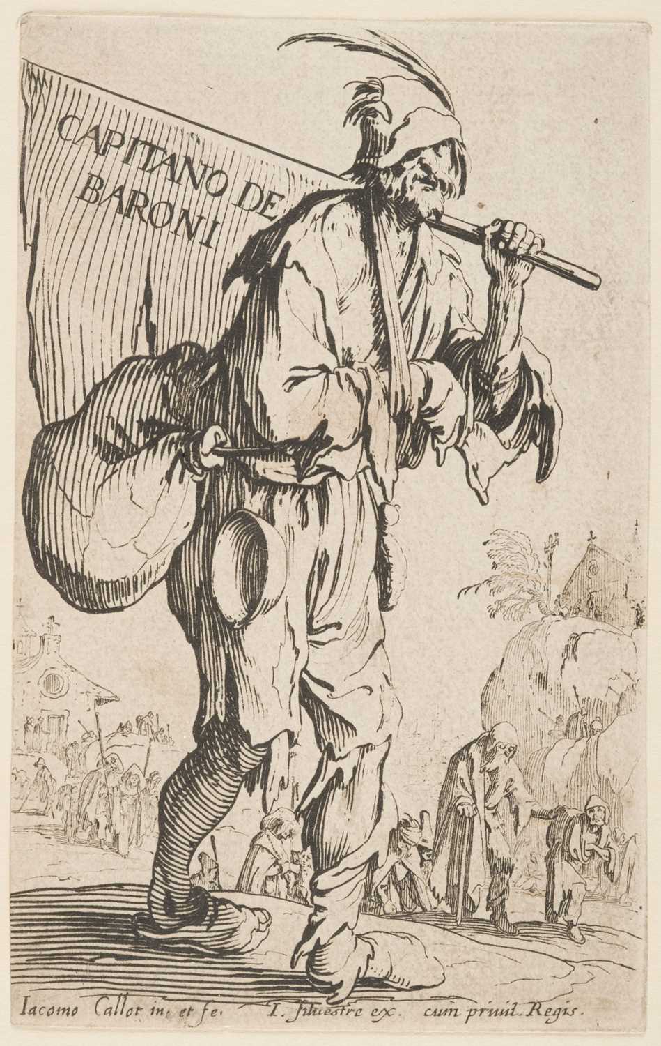 Lot 27 - Callot (Jacques, 1592-1635). Les Gueux frontispiece, 1st state, engraving, and others
