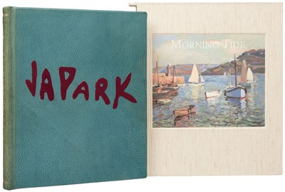 Lot 344 - Binding. Morning Tide, 1998, custom binding by Frieda Gumn
