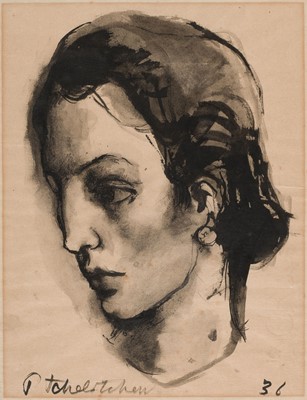 Lot 214 - Tchelitchew (Pavel, 1898-1957). Study of Ava Alice Muriel Astor (1902-1956), 1936
