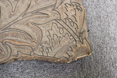 Lot 336 - Morris & Co.. A printing block for 'Severn' fabric designed by John Henry Dearle, circa 1890