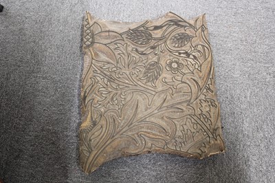 Lot 336 - Morris & Co.. A printing block for 'Severn' fabric designed by John Henry Dearle, circa 1890