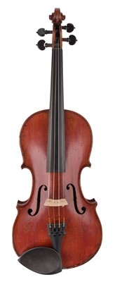 Lot 468 - Violin. Labelled 'The Apollo’, full size, late 19th century
