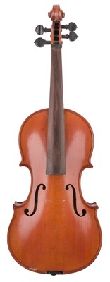 Lot 471 - Violin. French trade violin, full size, early 20th century