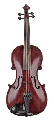 Lot 475 - Violin. Mittenwald, German, three-quarter size, 1769 + 1 other