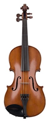 Lot 476 - Violin. German trade violin, three-quarter size