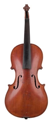 Lot 477 - Violin. German trade violin, three-quarter size, late 19th century