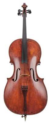 Lot 480 - Cello. Labelled Johann Knilling, full size, 1825