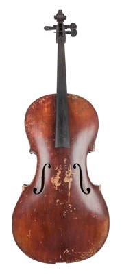 Lot 483 - Cello. Neuner & Hornsteiner, full size, early to mid-19th century
