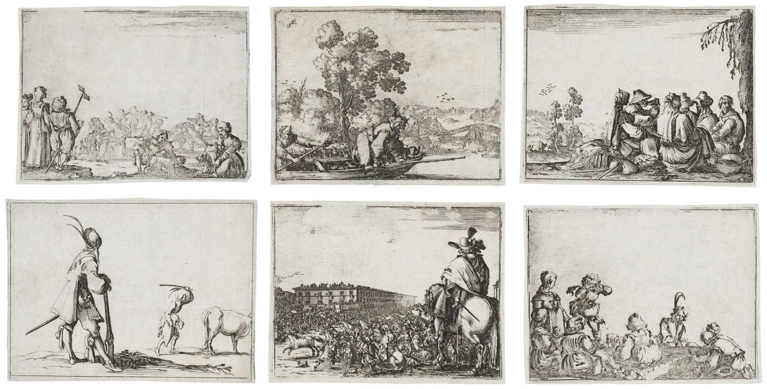 Lot 44 - Della Bella (Stefano, 1610-1664). A small group of ten engravings, from a set of 16