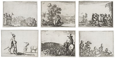 Lot 44 - Della Bella (Stefano, 1610-1664). A small group of ten engravings, from a set of 16