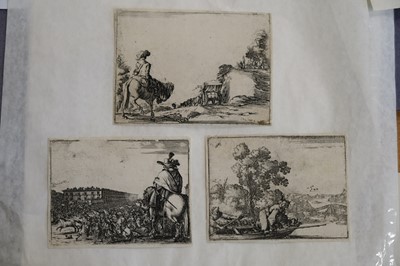 Lot 44 - Della Bella (Stefano, 1610-1664). A small group of ten engravings, from a set of 16