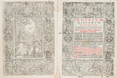 Lot 243 - Missal Romanum. Ex Decreto Sacrosancti Concilii Tridentini restitutum…, 1597, & Breviary, 1696