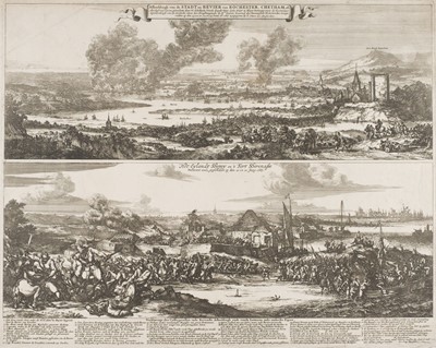 Lot 64 - De Hooghe (Romeyn, 1645-1708). View of Chatham, Rochester..., circa 1690-1700