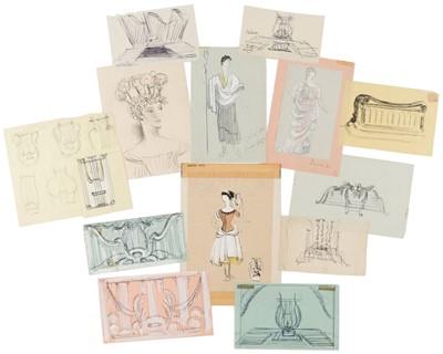 Lot 222 - Fedorovitch (Sophie, 1893-1953). Orpheus designs, 1953