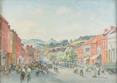 Lot 201 - Cheston (Charles Sidney, 1882-1960). High Street, Yorkshire, 1940s, oil on canvas