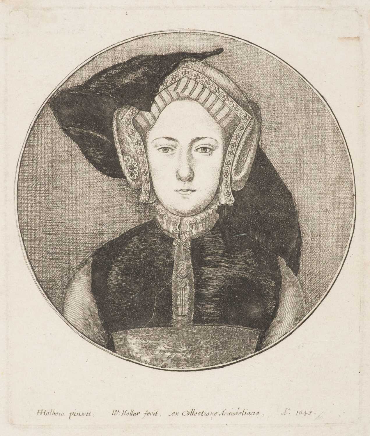 Lot 40 - Hollar (Wenceslaus, 1607-1677). Catherine of Aragon, after Holbein, 1647..., and others