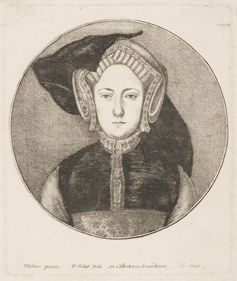 Lot 40 - Hollar (Wenceslaus, 1607-1677). Catherine of Aragon, after Holbein, 1647..., and others