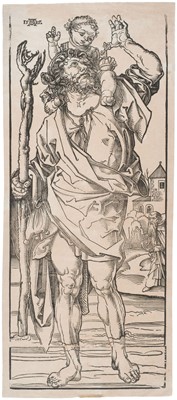 Lot 4 - Hohwiesner (Clemens Aloys, 1772-1818). Saint Christopher, after Albrecht Durer, 1803..., and others