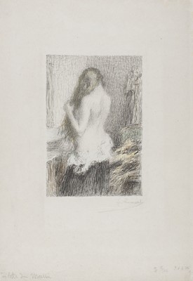 Lot 264 - Laurent (E.). Toilette du Matin, colour lithograph