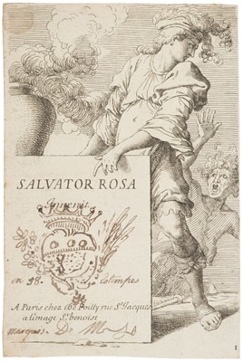 Lot 50 - Rosa (Salvator, 1615-1673). Figurine, Paris, chez de Poilly, 1656..., 58 of 60 etchings