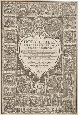 Lot 269 - Bible [English]. The Holy Bible, Containing the Old Testament and the New…, London, 1636