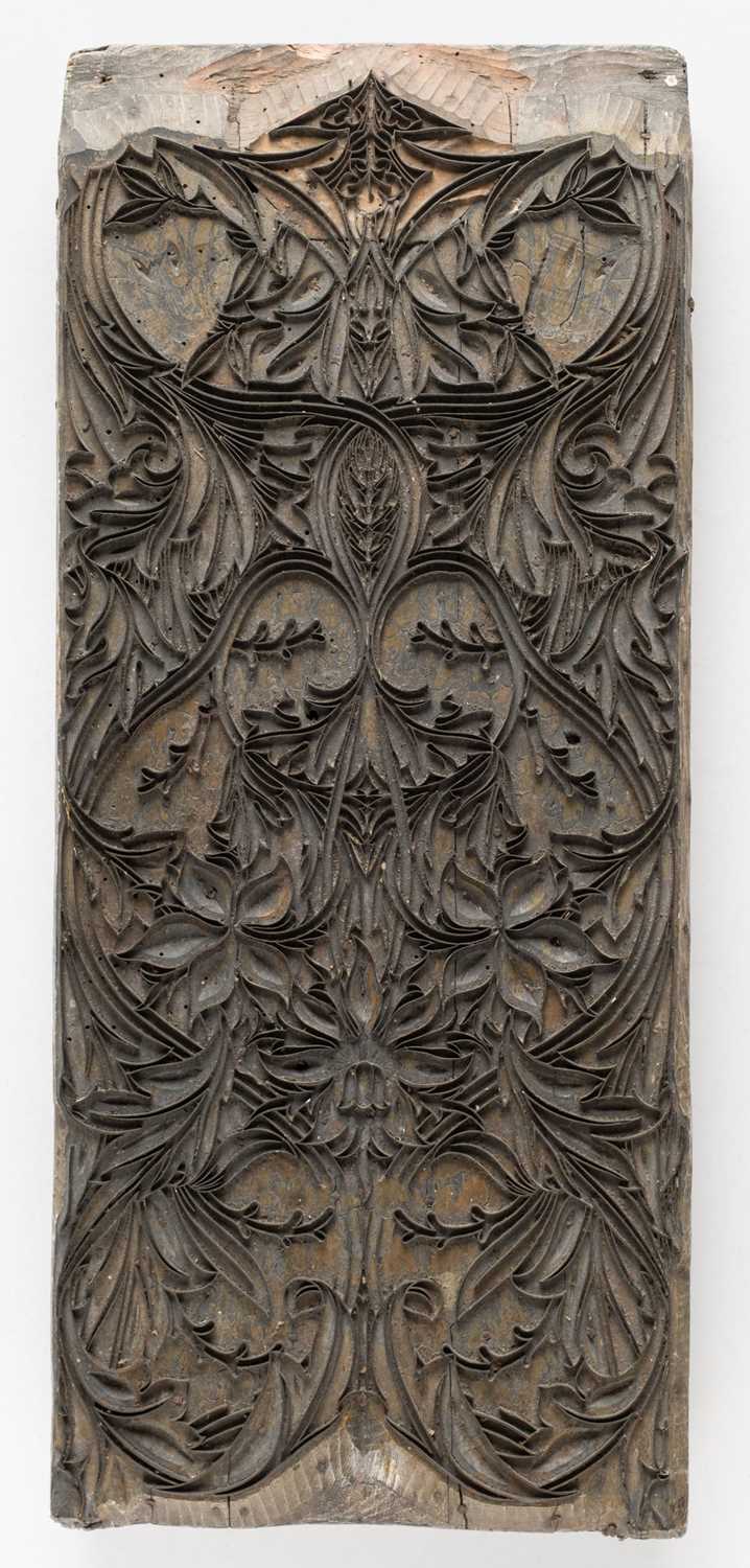 Lot 337 - Morris & Co.. A printing block for fabric, circa 1890