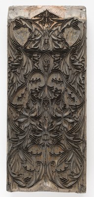 Lot 337 - Morris & Co.. A printing block for fabric, circa 1890