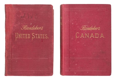 Lot 28 - Karl Baedeker, publisher. The United States with an excursion into Mexico, 1st edition, Leipsic, 1893
