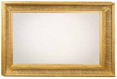 Lot 490 - Mirror. A substantial Victorian wall mirror