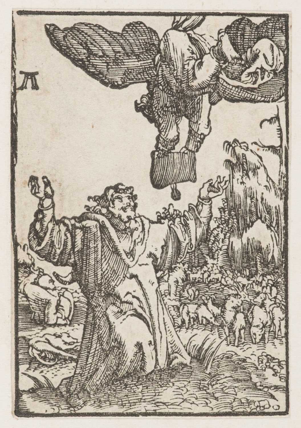 Lot 1 - Altdorfer (Albrecht, circa 1480-1538). Annunciation of the Birth..., and Noli Me Tangere, circa 1513