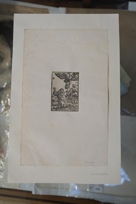 Lot 1 - Altdorfer (Albrecht, circa 1480-1538). Annunciation of the Birth..., and Noli Me Tangere, circa 1513