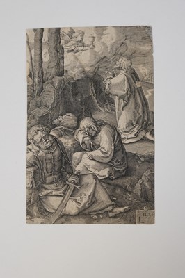 Lot 3 - Leyden (Lucas van, 1494-1533). Christ in Gethsemane, from The Passion, 1521 (circa 1600s)