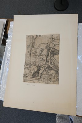 Lot 3 - Leyden (Lucas van, 1494-1533). Christ in Gethsemane, from The Passion, 1521 (circa 1600s)