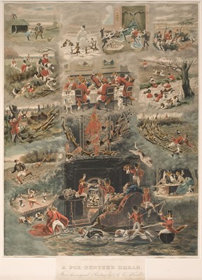 Lot 182 - Havell (A. C.). A Fox-Hunter's Dream, Messrs. Fores, April 15th 1890
