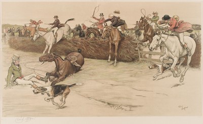 Lot 161 - Aldin (Cecil Charles Windsor, 1870 - 1935). Full Cry, circa 1920