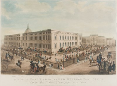 Lot 203 - Pyall (Henry). A North East View of the New General Post Office, circa 1832