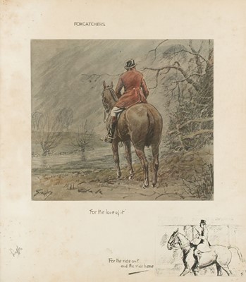 Lot 196 - Payne (Charles Johnson, 'Snaffles'). Foxcatchers 'For the Love of It', circa 1923
