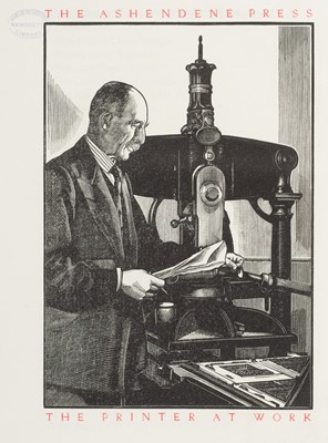 Lot 334 - Ashendene Press. A Descriptive Bibliography of the Books Printed at The Ashendene Press, 1935