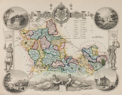 Lot 74 - Moule (Thomas). The English Counties Delineated..., 2 volumes (bound in one) George Virtue, 1839