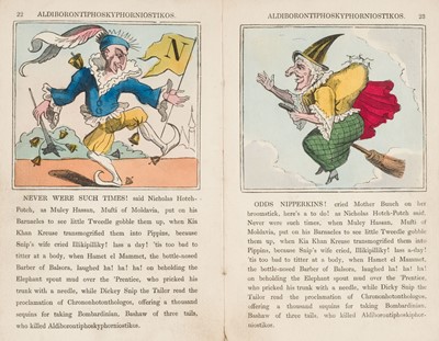 Lot 323 - Stennett (R.). Aldiborontiphoskyphorniostikos; A Round Game for Merry Parties, c. 1825
