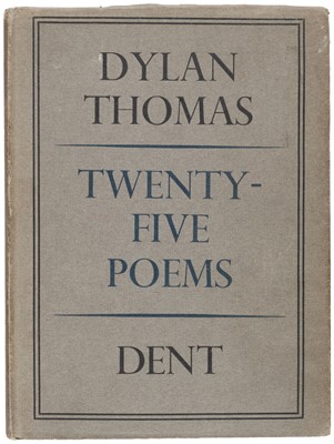 Lot 403 - Thomas (Dylan). Twenty-Five Poems, 1st edition, 1936