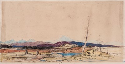 Lot 224 - Cameron (David Young, 1865-1945). Ben Ledi, watercolour, pen & brown ink, and black chalk