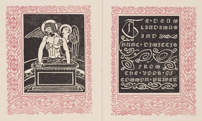 Lot 391 - Pear Tree Press. Te Deum Laudamus & Nunc Dimittis, Sermon on the Mount, A Little Rosary, 1929/30